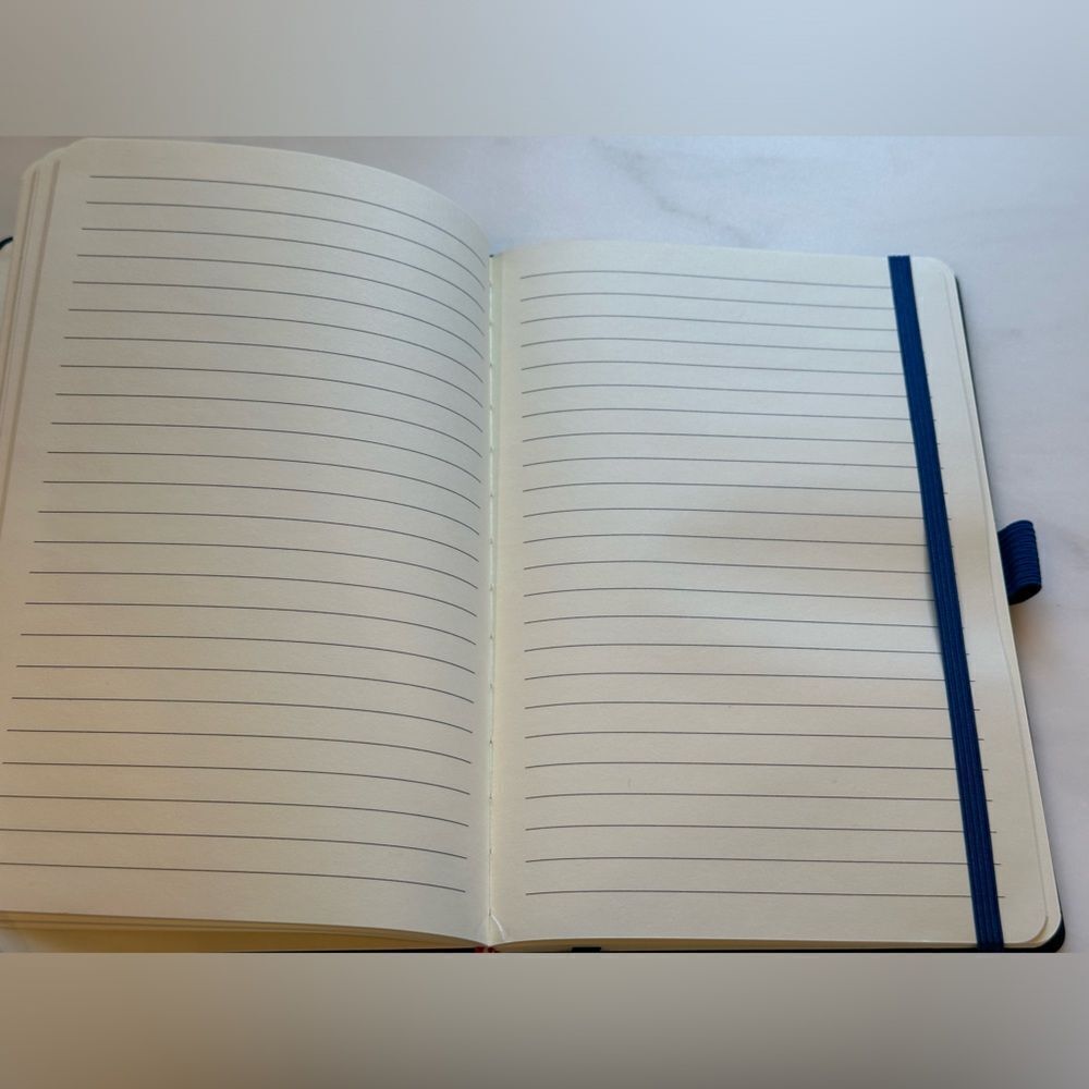 Navy Journal with Tree Image and Lined Pages - Picture 5 of 10